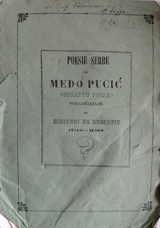 Poesie Serbe di Medo Pucic.