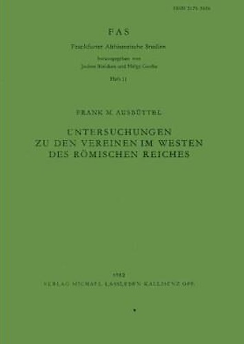 9783784771113-Untersuchungen zu den Vereinen im Westen des römischen Reiches.