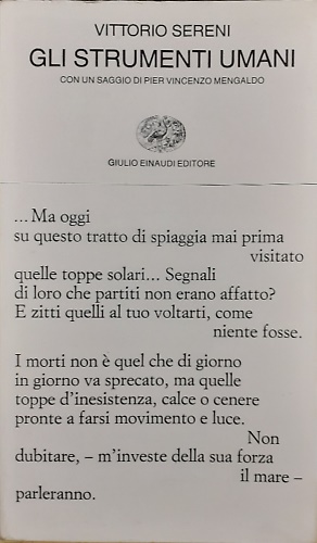 9788806422424-Gli strumenti umani.