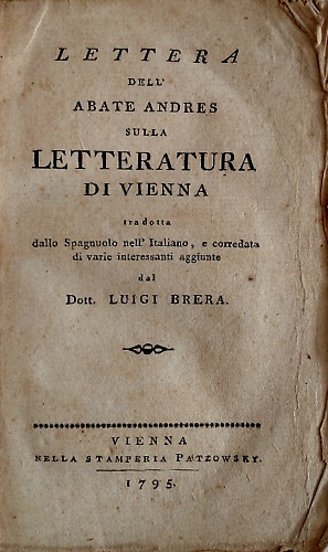Lettera sulla letteratura di Vienna.