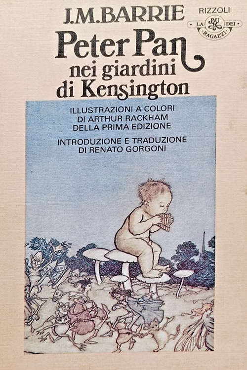 Peter Pan nei giardini di Kensington.