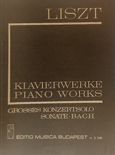 Piano Works. Grosses Konzertsolo. Sonate. B-a-c-h.