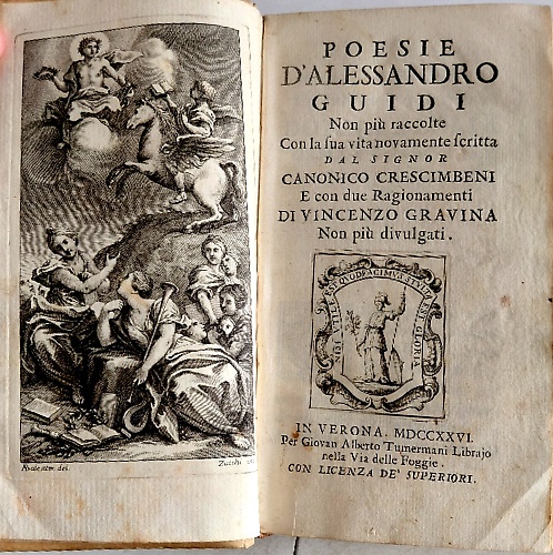 Poesie, non più raccolte con la sua vita novamente scritta dal signor Crescimben
