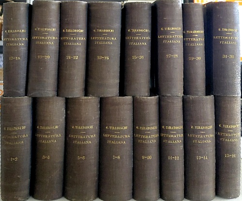 Storia della letteratura italiana.