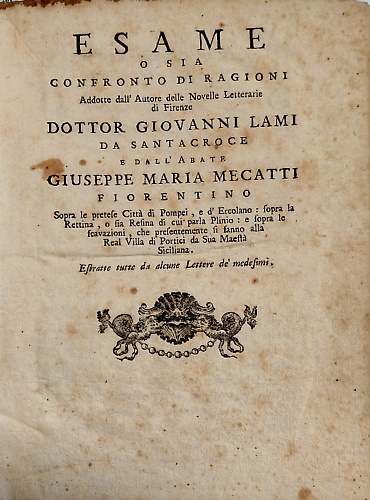 Esame o sia Confronto di ragioni addotte dall'autore delle Novelle letterarie di