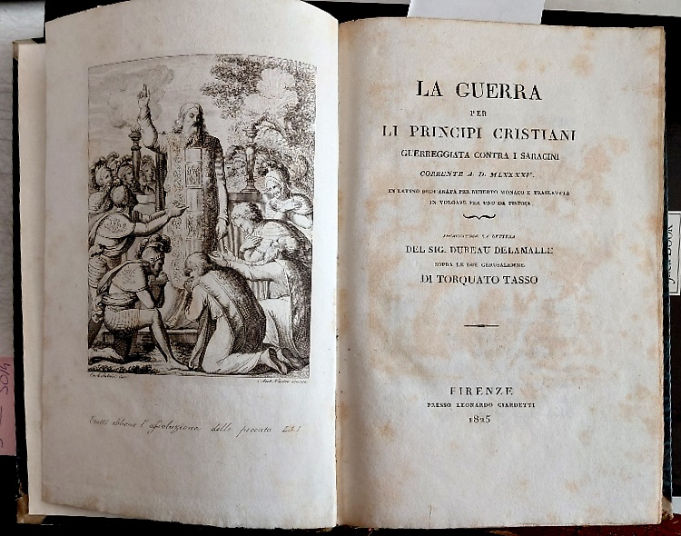 La guerra per li principi cristiani guerreggiata contra i Saracini corrente a.D.