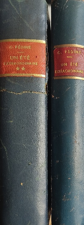 Un été extra - ordinaire. Tome I,II.
