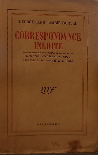 Correspondance Inedite.