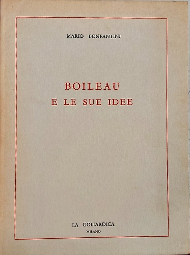 Boileau e le sue idee.