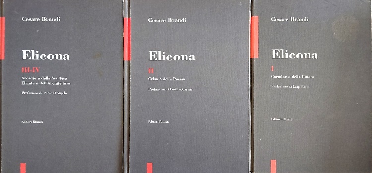 9788835936619-Elicona. Vol.I: Carmine o della Pittura. Vol.II: Celso o della Poesia. Vol.III-I