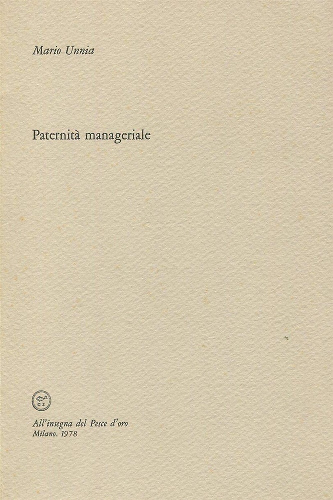 Paternità manageriale.