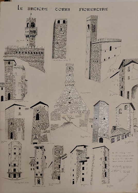 Le antiche torri fiorentine.