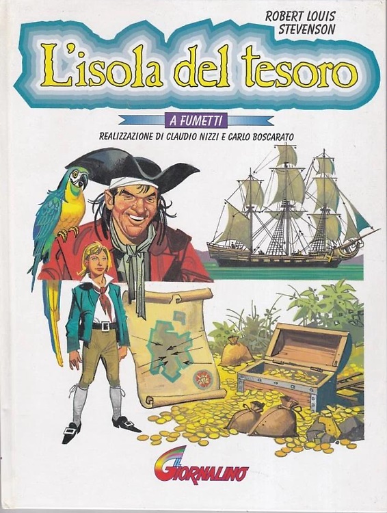 L'isola del tesoro a fumetti.
