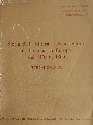 Storia della pittura e della scultura in Italia ed in Europa dal 1100 al 1800. (
