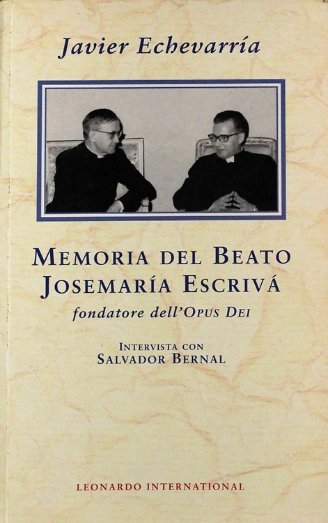 9788886482714-Memoria del beato Josemaria Escriva fondatore dell'Opus Dei. Intervista con Salv