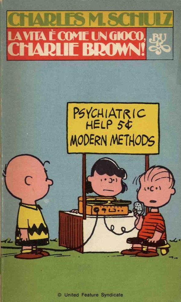 La vita è come un gioco Charlie Brown.