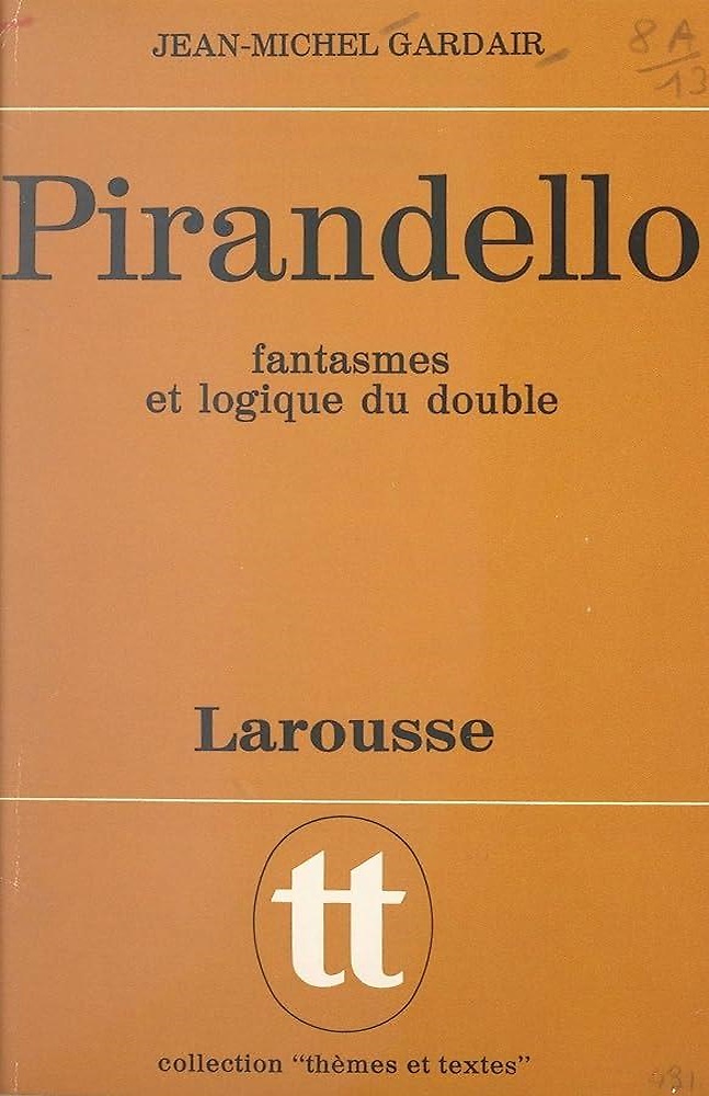 Pirandello. Fantasmes et logique du double.