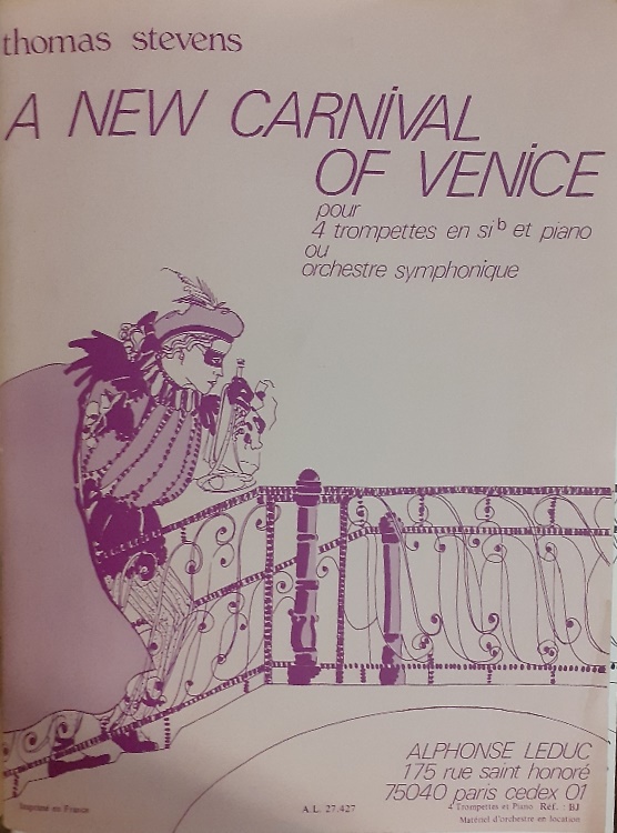 A new carnival of Venice. Pour trompettes.