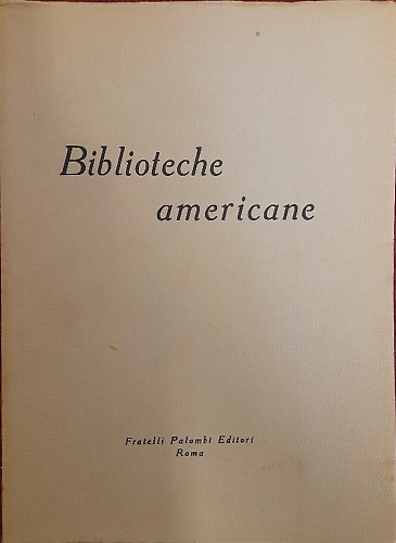 Biblioteche americane.