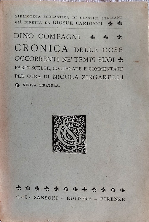 Cronica delle cose occorrenti ne' tempi suoi.