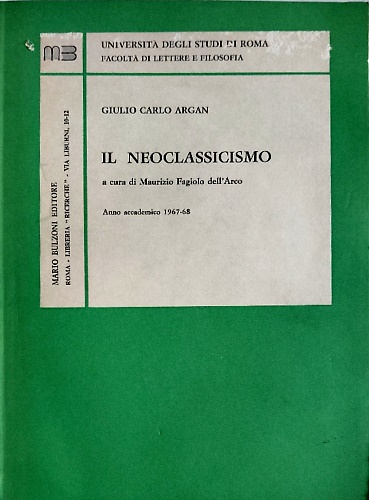 Il neoclassicismo.