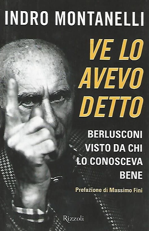 9788817053174-Ve lo avevo detto. Berlusconi visto da chi lo conosceva bene.