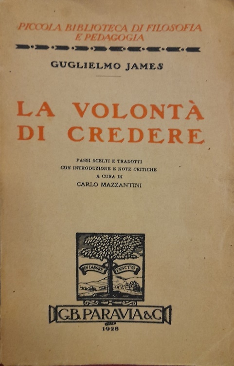 La volontà di credere.