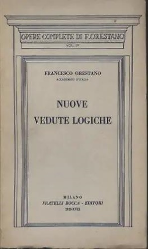 Nuove vedute logiche.