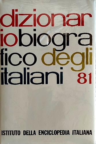 Dizionario biografico degli italiani 81:Pansini-Pazienza.