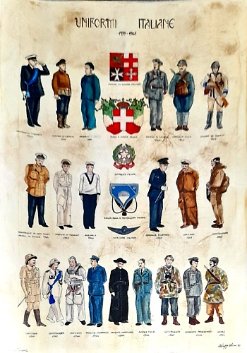 Uniformi Italiane. 1939-1945.