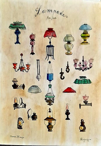 Lampade fine secolo.