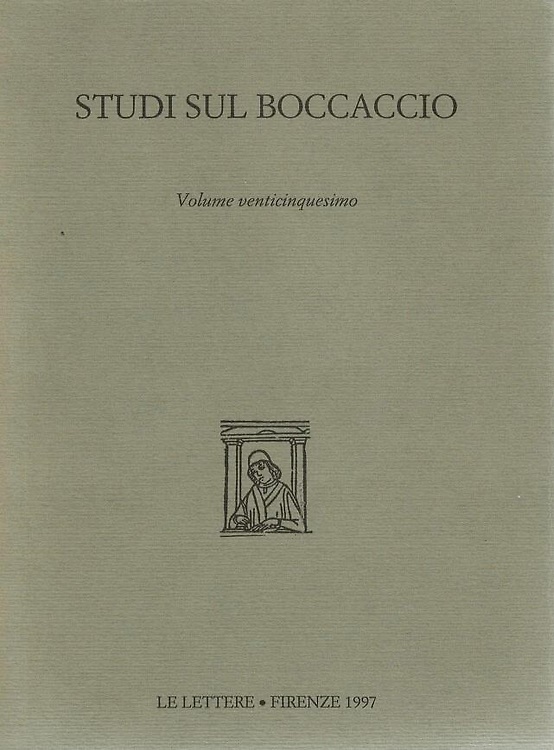 Studi sul Boccaccio. Volume venticinquesimo.