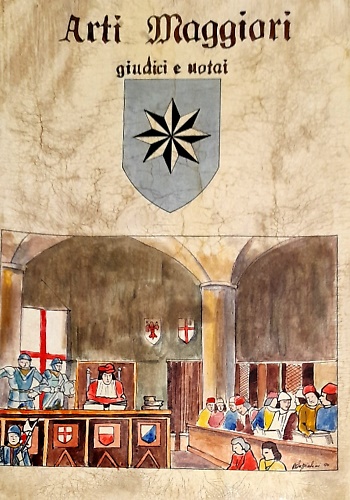 Arti Maggiori- giudici e notai.