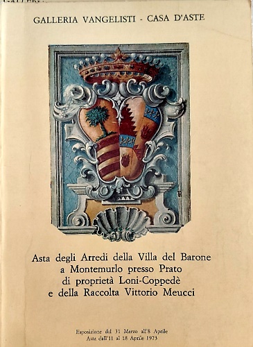 Arredi della Villa del Barone a Montemurlo presso Prato di proprietà Loni Copped