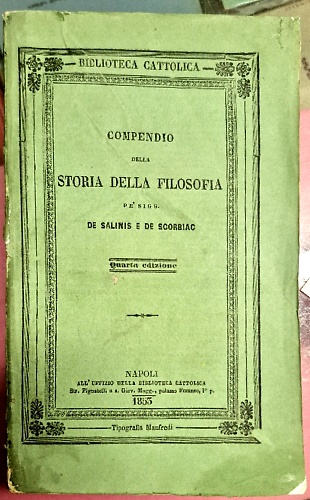 Compendio della storia della filosofia.