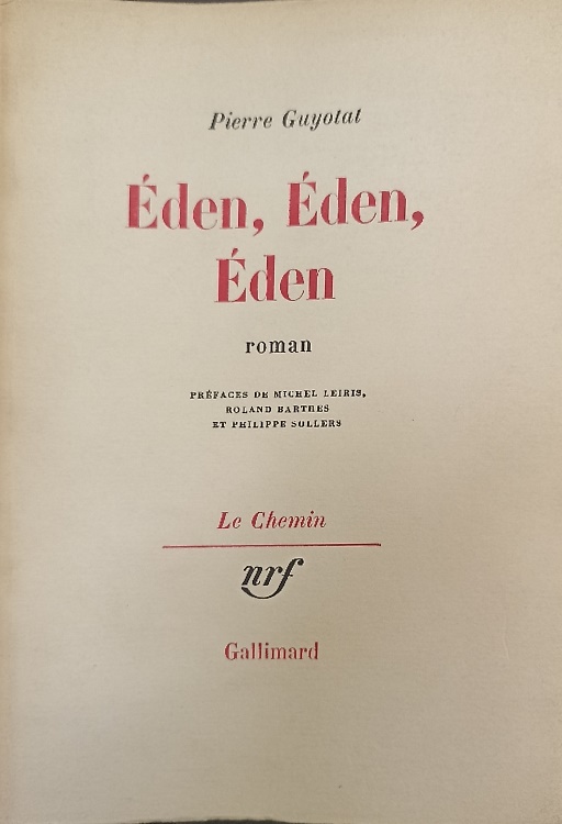 Èden Èden Èden.