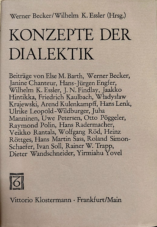 Konzepte der dialektik.