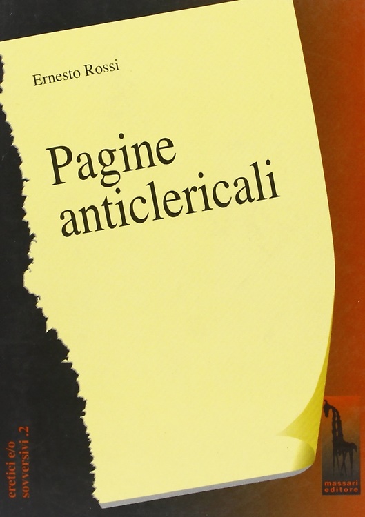 9788885378780-Pagine anticlericali.