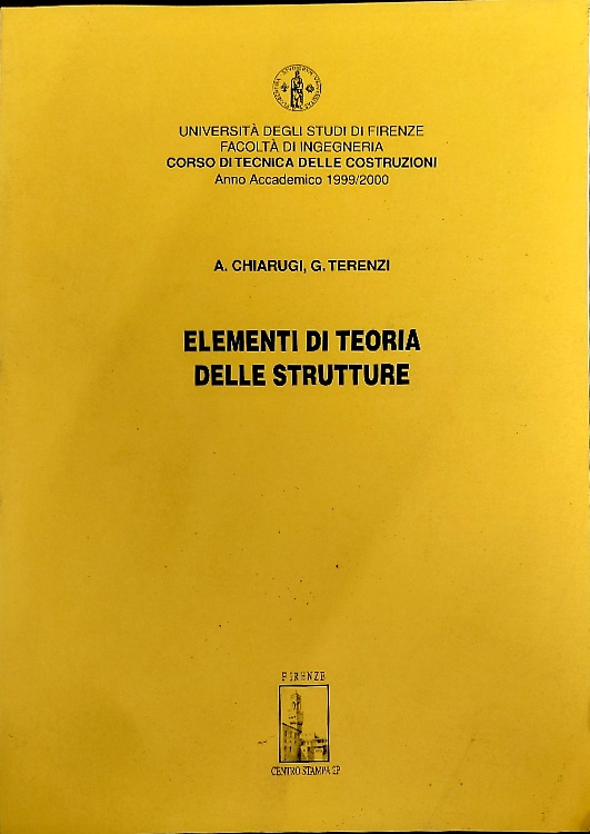 Elementi di teoria delle strutture.