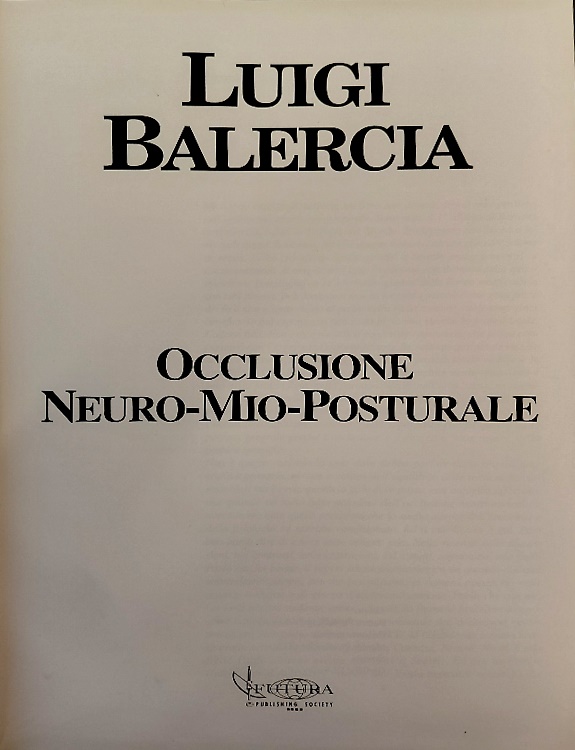 9788887436006-Occlusione Neuro Mio Posturale.