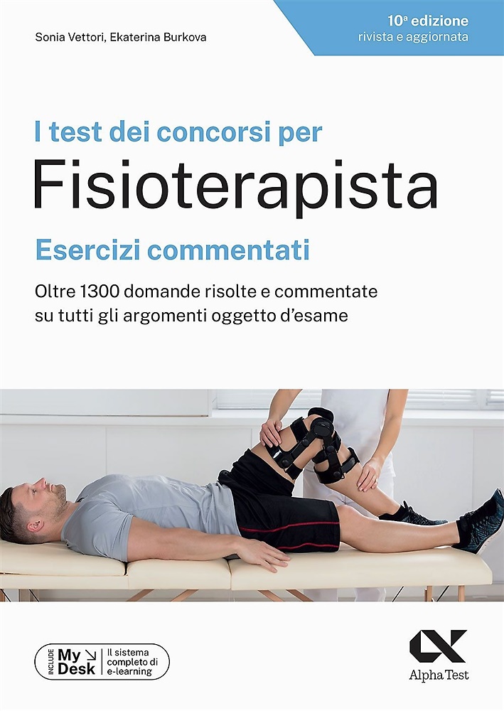 9788848325998-I test dei concorsi per fisioterapista. Esercizi commentati. Oltre 1300 domande