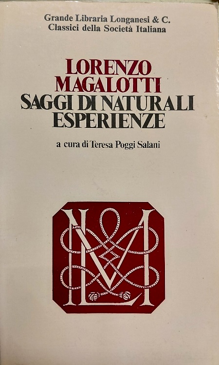Saggio di naturali esperienze.
