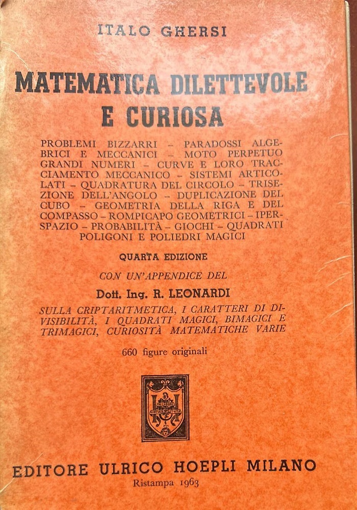 Matematica dilettevole e curiosa.