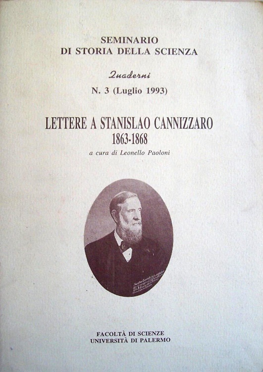 Lettere a Stanislao Cannizzaro. III:1863-1868.