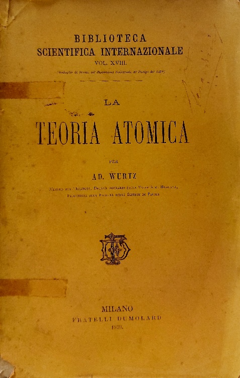 La teoria atomica.