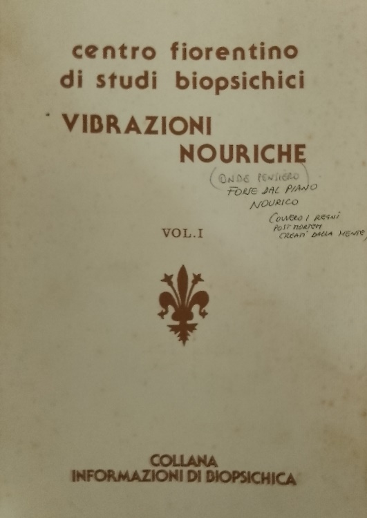 Vibrazioni Nouriche. Volume I.