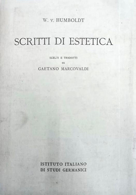 Scritti di estetica.