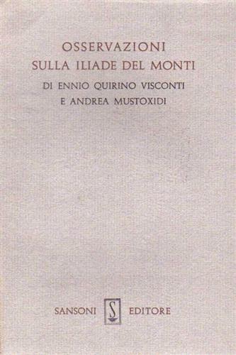 Osservazioni sulla Iliade del Monti.