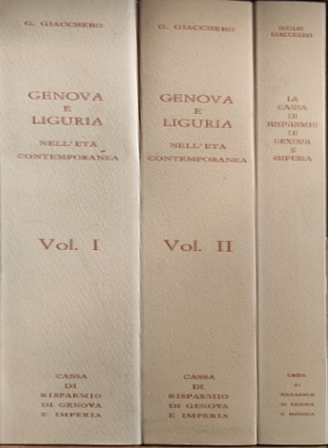 Genova e Liguria nell'età contemporanea. Un secolo e mezzo di vita economica 181