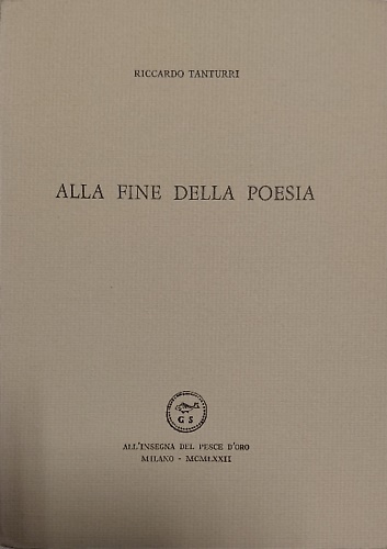 Alla fine della poesia.
